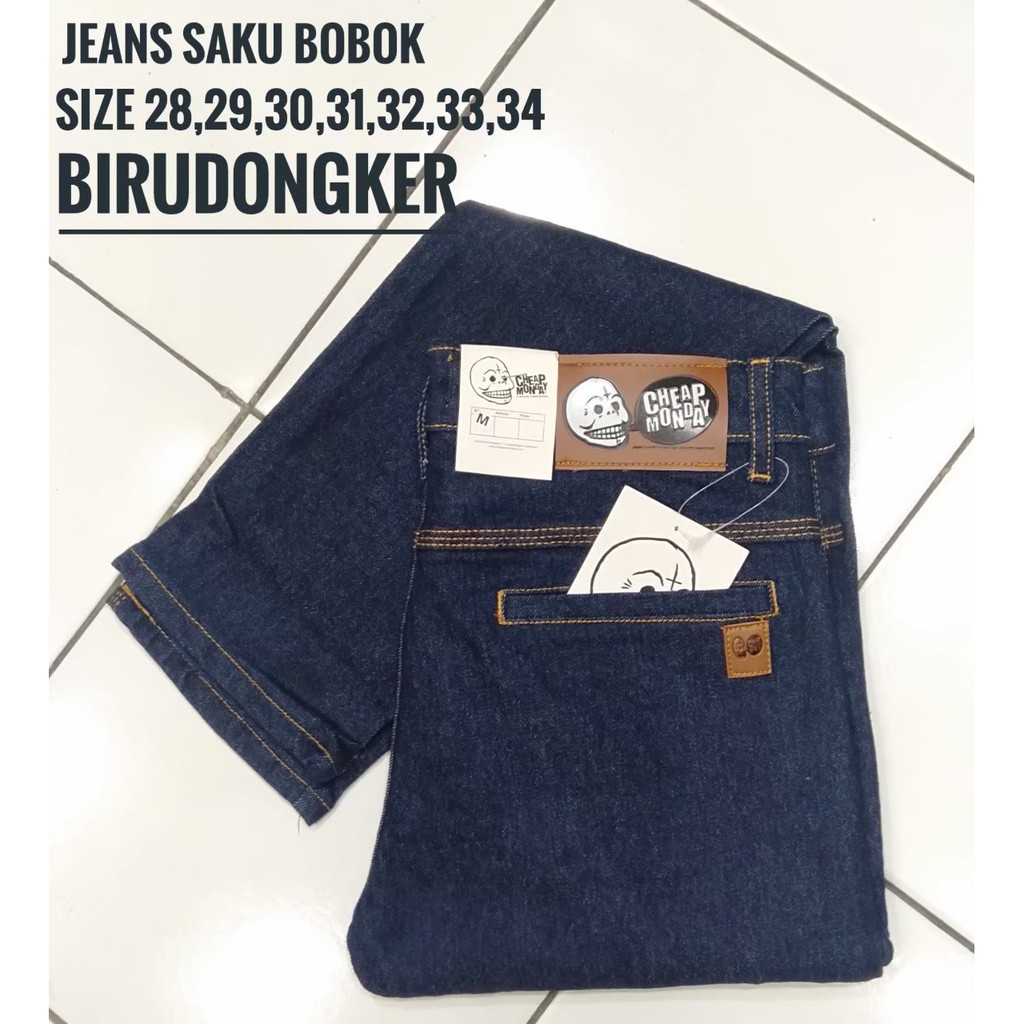 CELANA JEANS SLIMFIT SAKU BOBOK