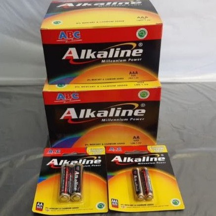 Baterai ABC Alkaline AAA 1 Box isi 24 pak