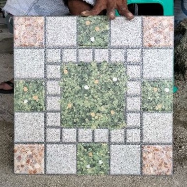 KERAMIK LANTAI GARASI ANTI SLIP ATENA TILES 40x40 CONFERTA MEDIUM GRIS KW 1