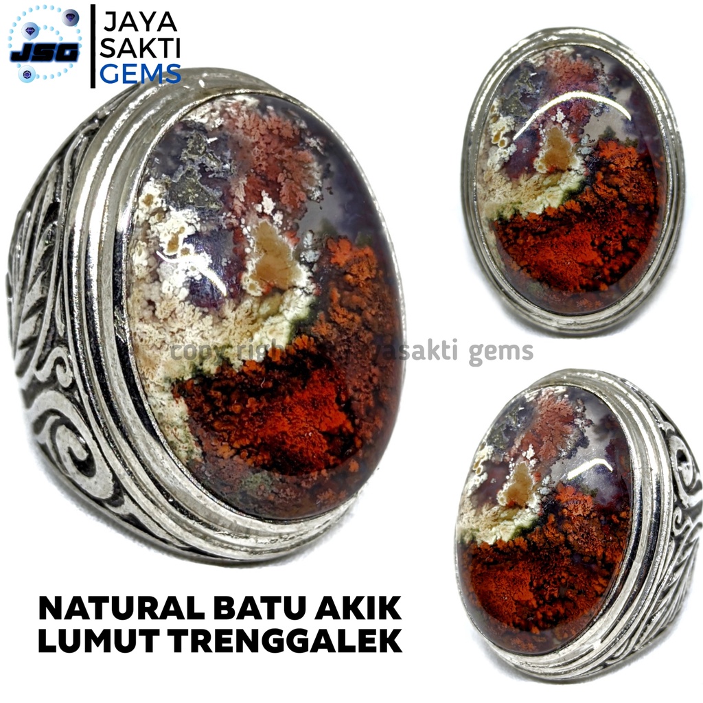 Natural Batu Akik Lumut Trenggalek LT04