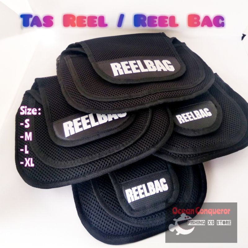 Reel bag / Tas Reel / Reel Cover / Tempat Reel / Softcase reel berbagai ukuran