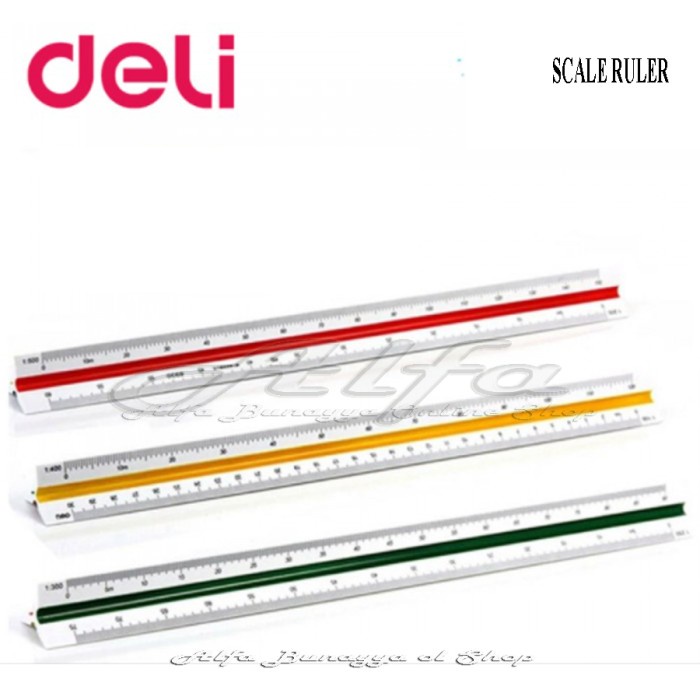 

Buruan Penggaris Skala - Scale Ruler Deli - Teknik Murah