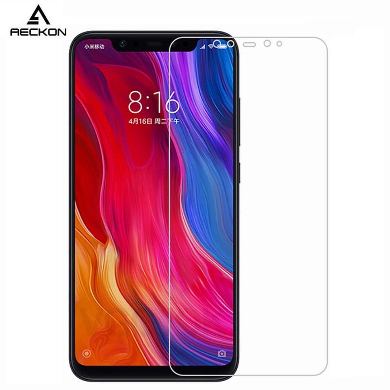 AECKON XIAOMI MI 8 - PREMIUM TEMPERED GLASS CLEAR HD