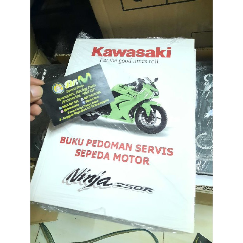 buku pedoman service sepeda motor kawasaki ninja 250r