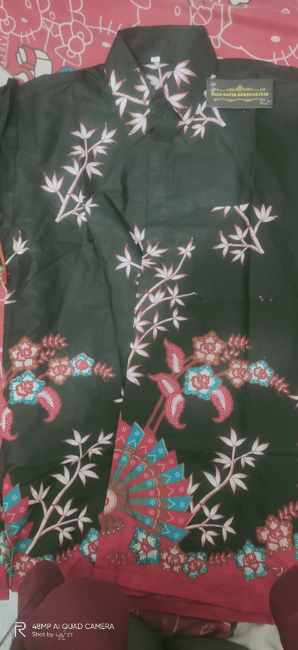 Atasan Batik Jumbo - Batik Couple - Batik Seragam Kerja - Batik Jumbo Wanita - Batik Jumbo Pria -set