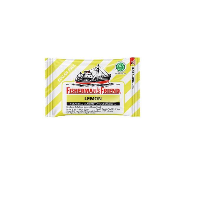 

[PRODUK TWCWT] Fisherman's Friend Permen Bebas Gula Rasa Lemon 25 gr YGW