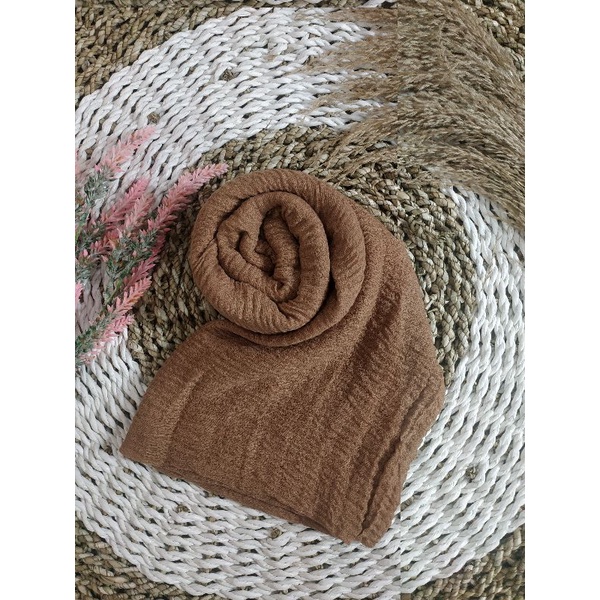 Alantasik - pashmina cringkle / pasmina crinkle ombre R.12 / R.20-cocoa brown