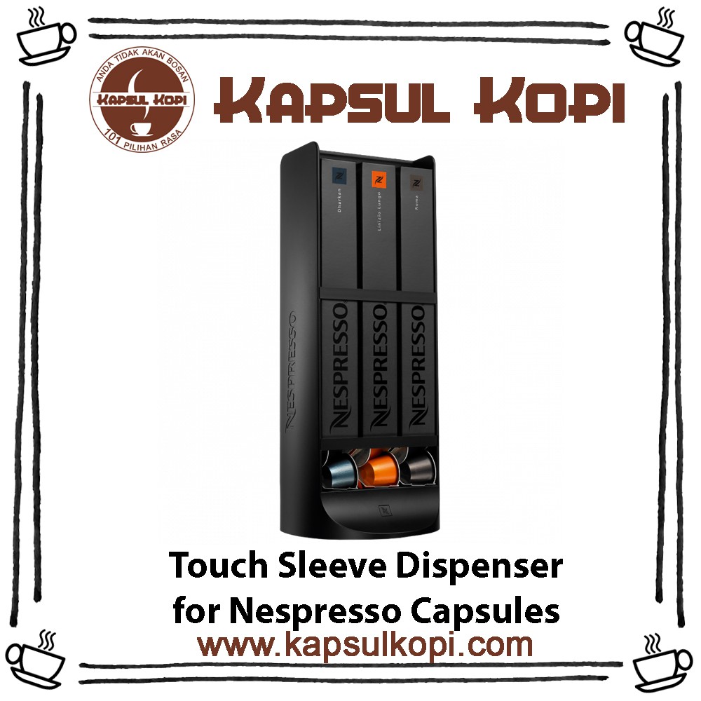 

Touch Sleeve Dispenser Nespresso Coffee Capsules Tempat Kapsul Kopi