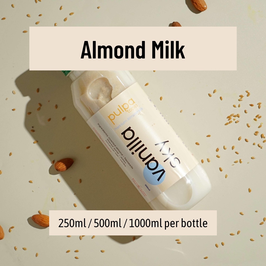 

ALA CARTE Almond Milk 250ml 500ml 1000ml - Susu Almond Vegan - ASI Booster - Dairy Free Milk - Low Calorie - Susu Rendah Kalori - Susu Sehat PULPATOPIA