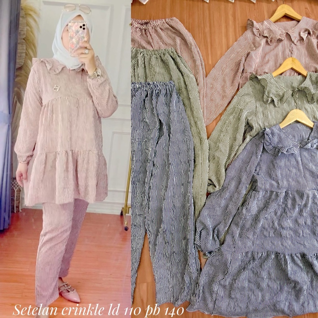 Nota live 50RB S/D 300RB baju stelan. midi dress