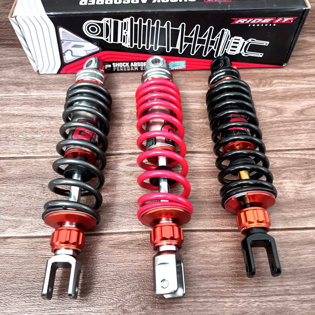 Skok Belakang Ride IT GP Street Line 310mm 330mm Matic Mio Beat Scoopy Vario 125 150 Shockbreaker model KTC PRO RAZOR KLIK