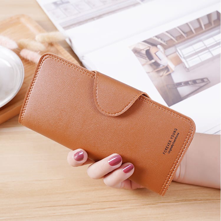 (COD)Dompet Wanita AS01  Panjang  Dompet wanita import Panjang Tipis