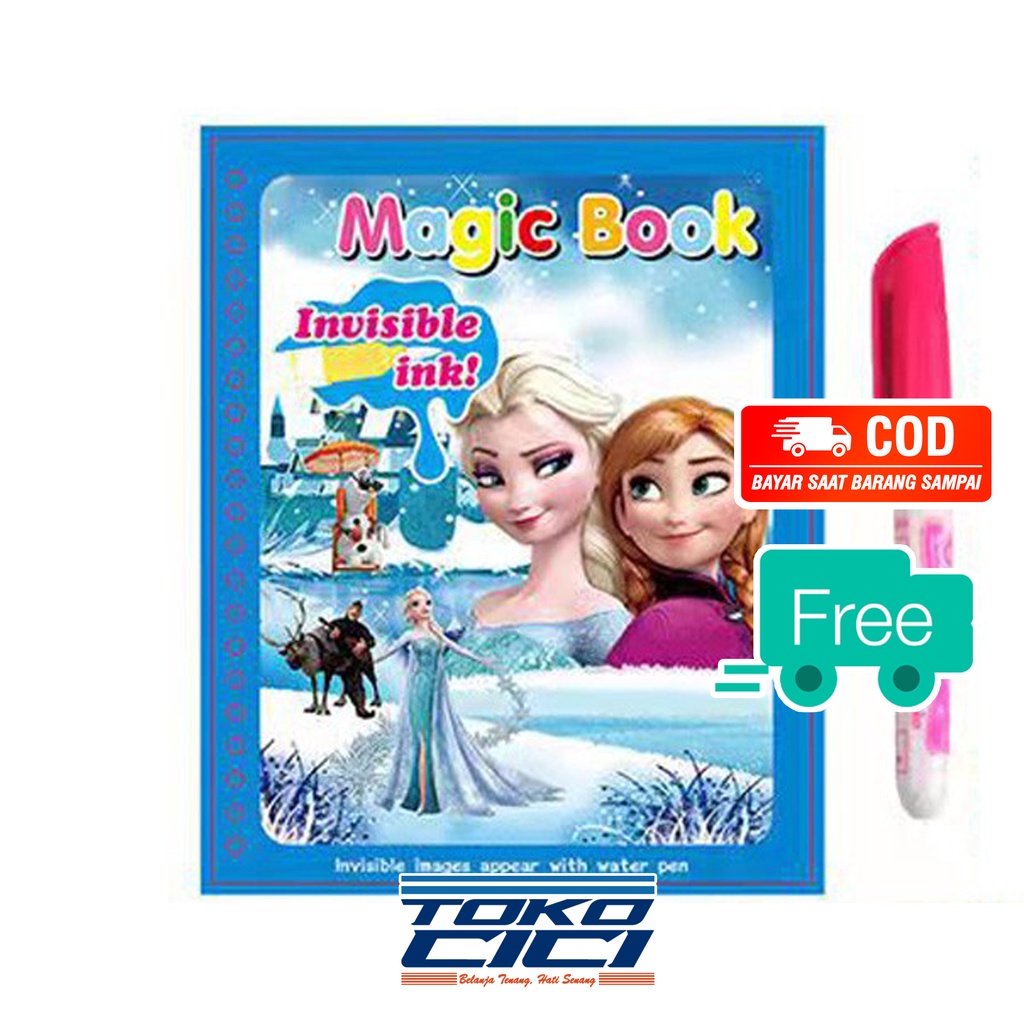 

Magic Water Book Frozen - Buku Mewarnai