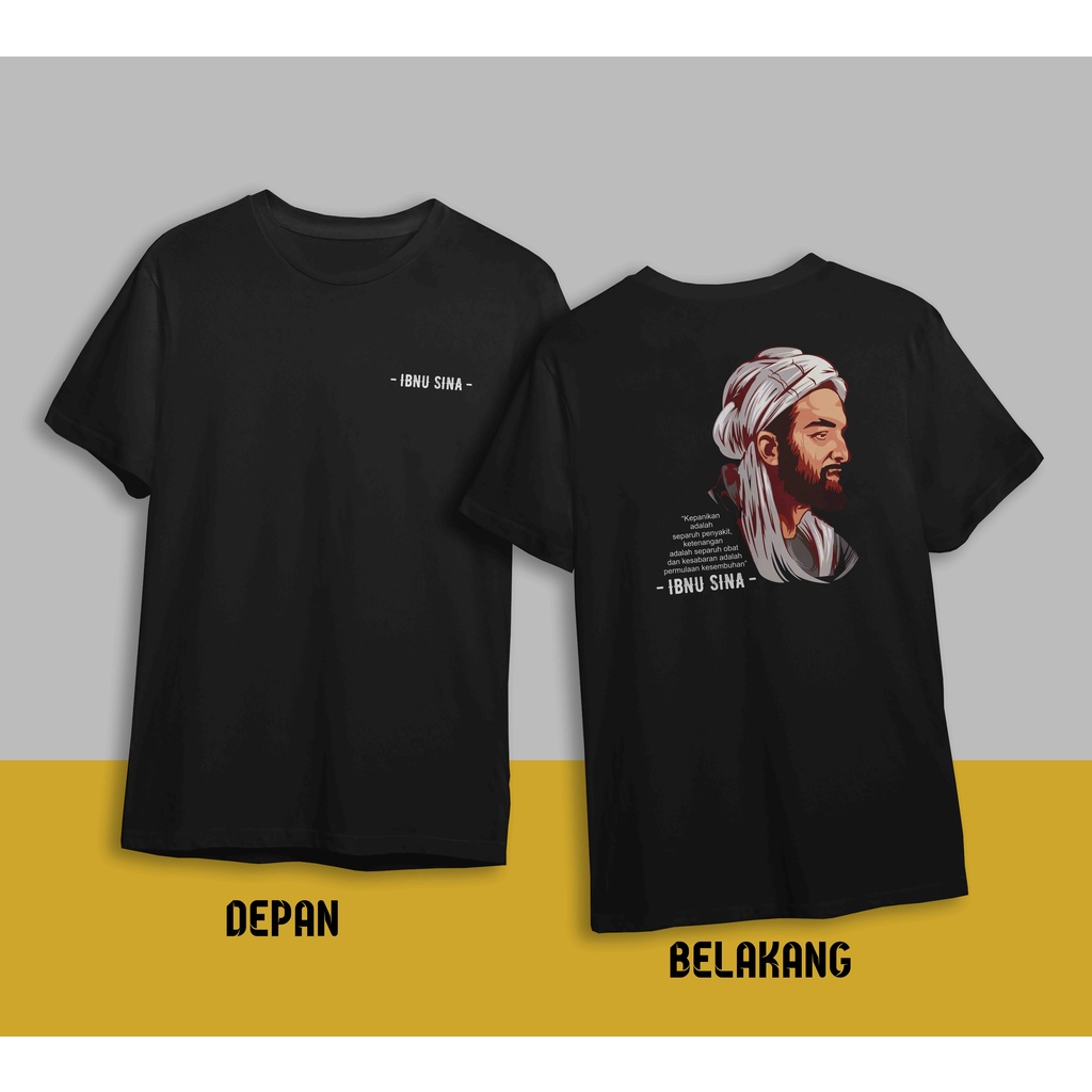 Utamamedia - Kaos Dakwah Ilmuwan Muslim Design Ibnu Sina