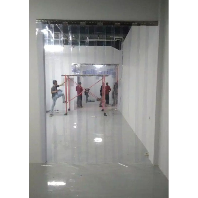 TIRAI PVC CURTAIN KOMPLIT Lebar:1.6m Tinggi:2,6m