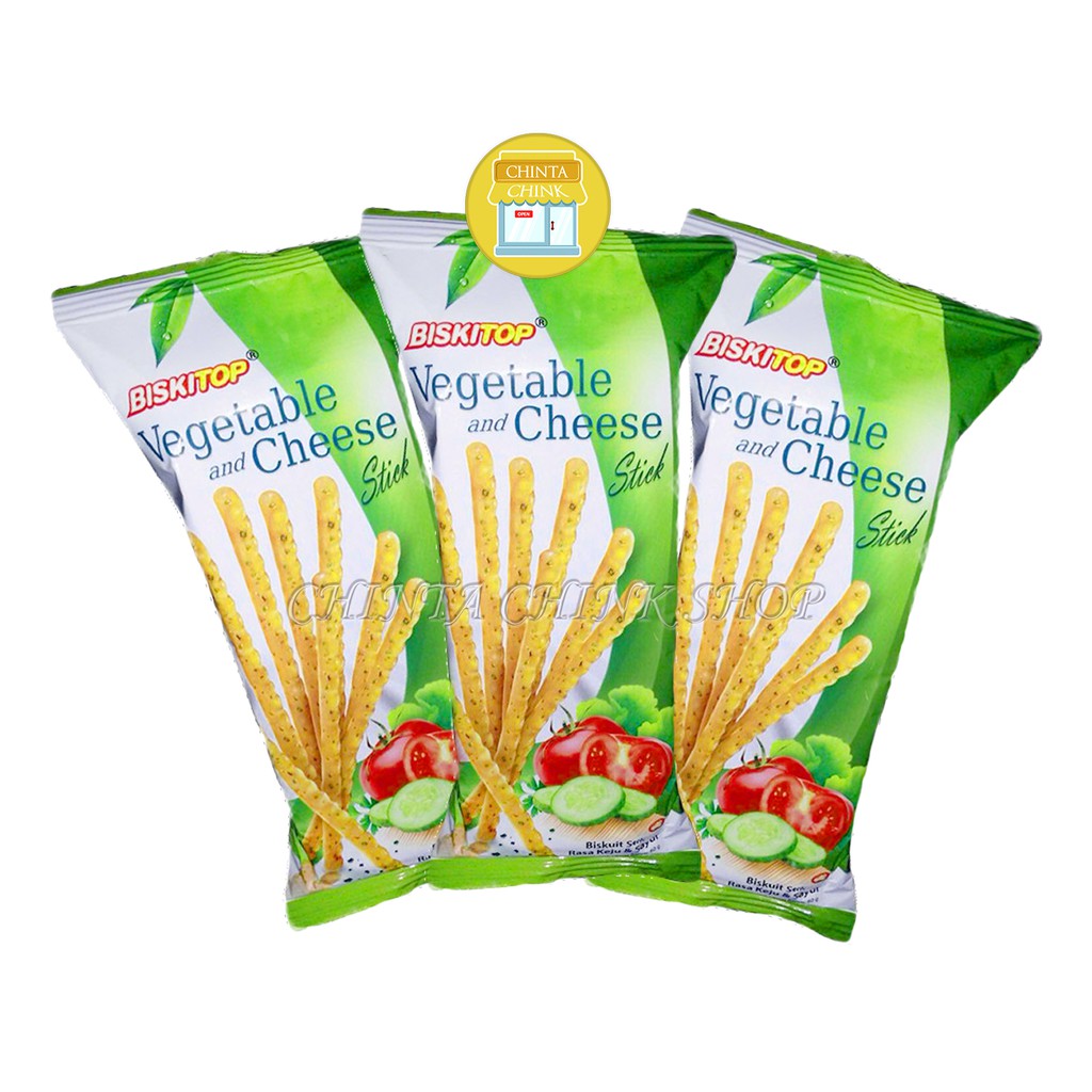 

Biskitop Vegetable Cheese Stick / Biskuit Stik Sayur Keju 60g