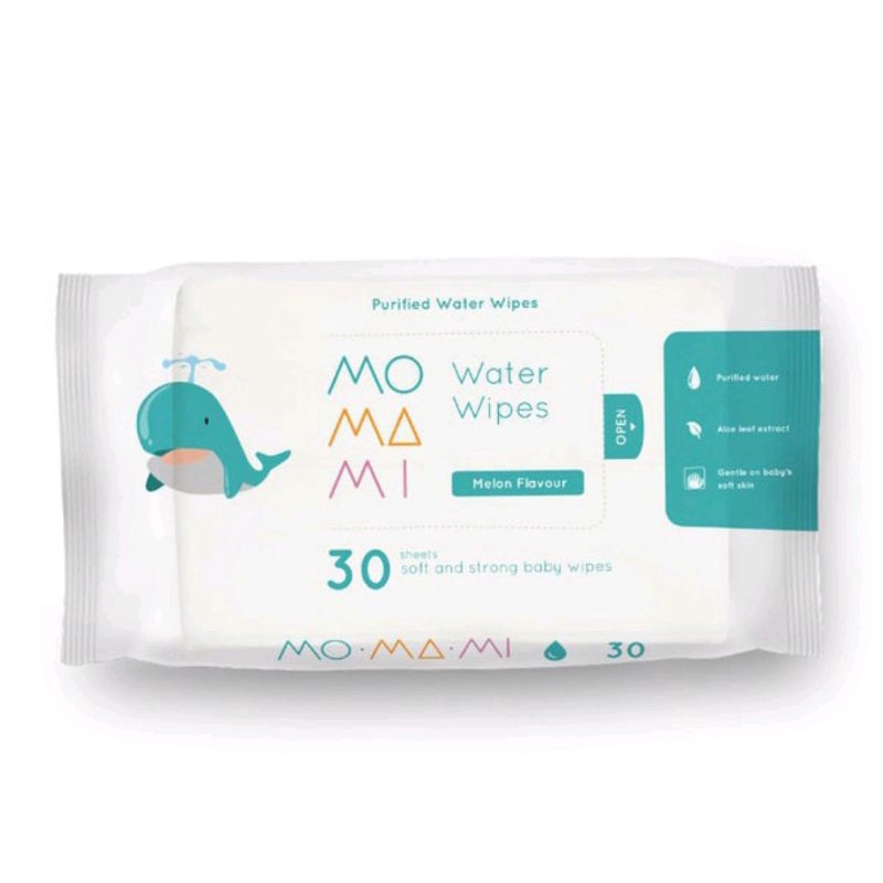 Momami  water baby wipes 30 s / tisu