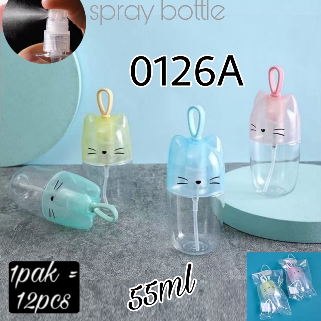 botol spray botol plastik botol refill 55ml 0126A