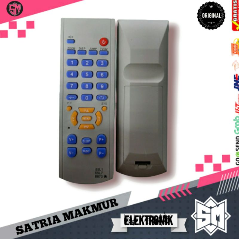 Jual REMOTE TV / REMOT TV 55L1 / REMOT TV 55L7 / REMOT TV 8873 | Shopee