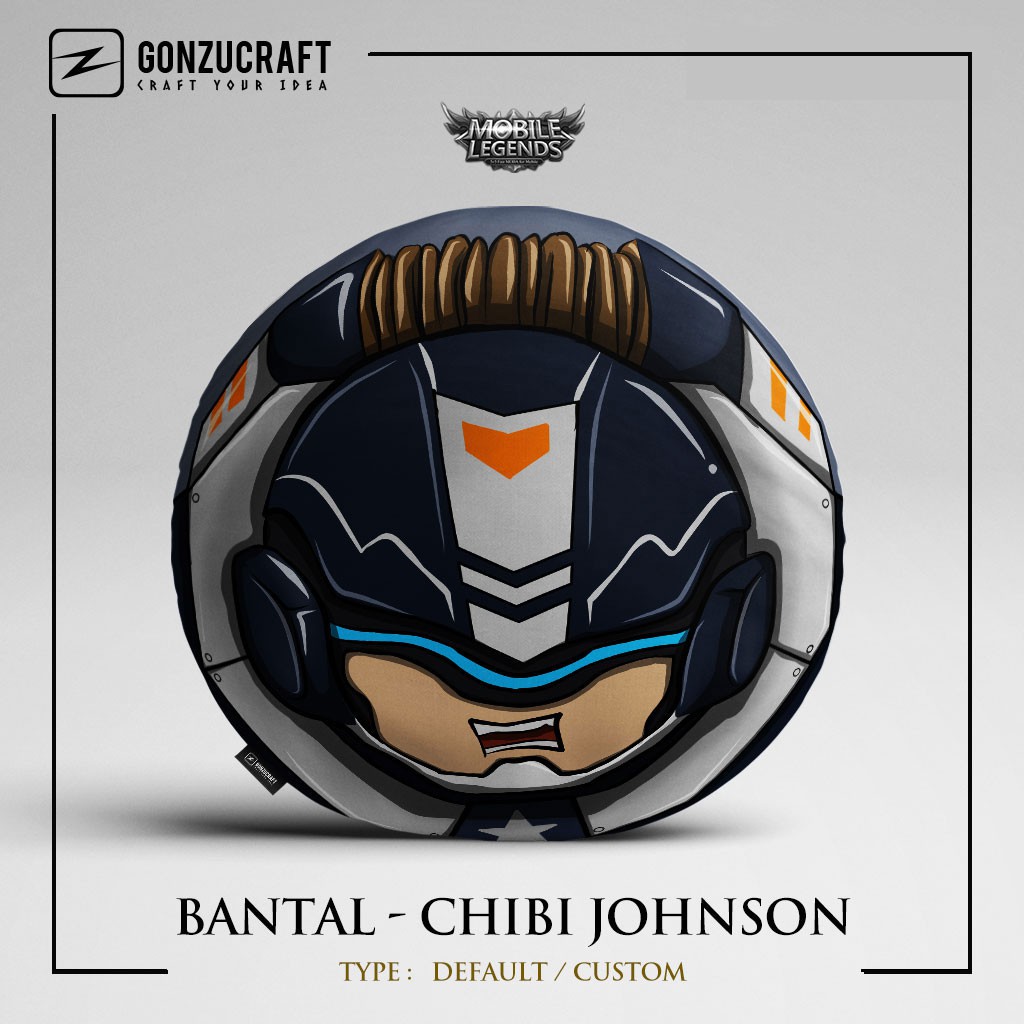 Bantal Chibi Johnson Mobile Legends Shopee Indonesia