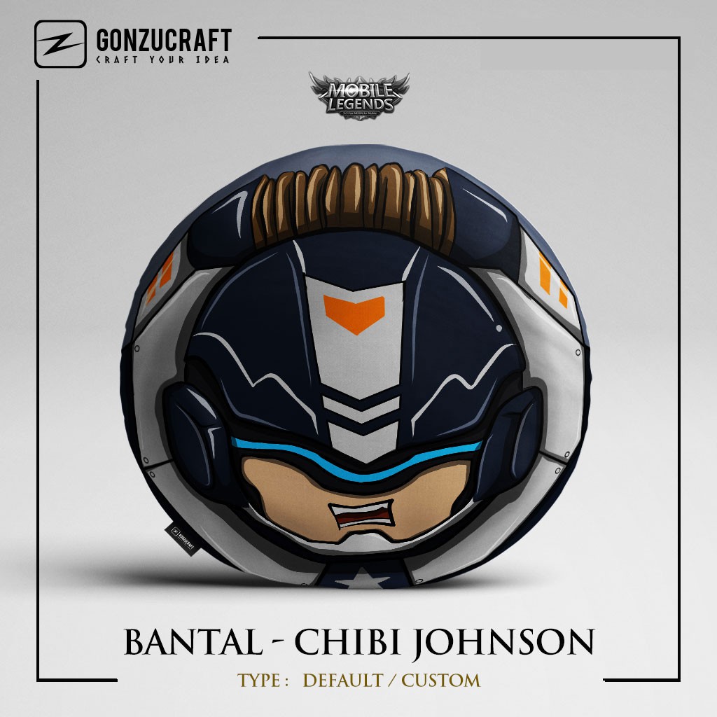 Bantal Chibi Johnson - Mobile Legends