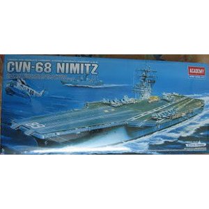 Miniatur Kapal Induk USS NIMITZ  Model Kit Merakit  Terbaik