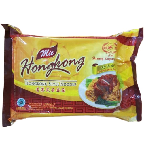 Mie Hongkong Cap Burung Layang Terbang kemasan 140 gr