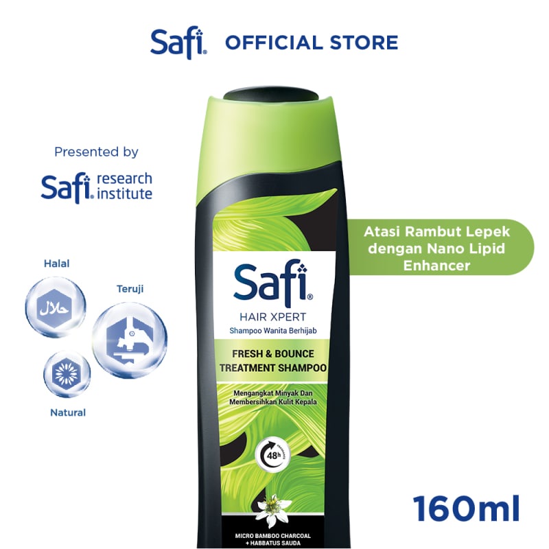 Safi Hair Xpert-Fresh & Bounce Shampoo 160gr - Perawatan Rambut