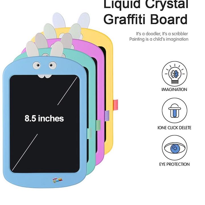 

Stok terbatas!.. Toolbox Mainan LCD Writing Drawing Tablet Board 8.5 inch Papan Tulis Karakter Mainan Edukasi Anak