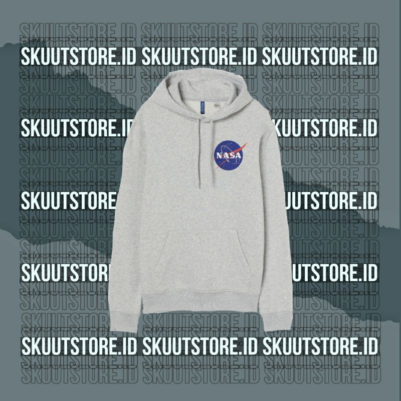 HOODIE H&M NASA WORLD GREY ORIGINAL 100% TRUSTED