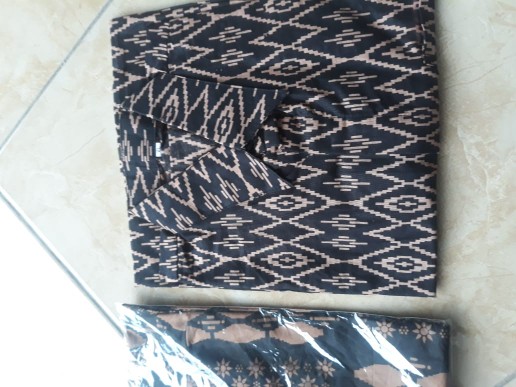 Bswart Batik Hrb026 Kenongo Hem Pendek Padi Pekalongan M L Xl 