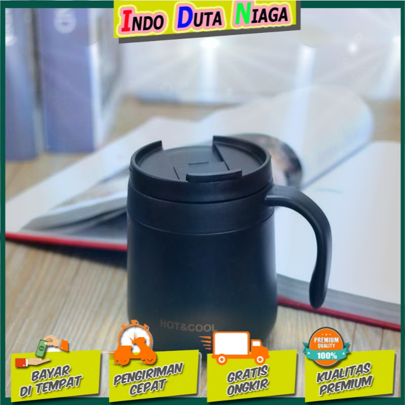 HOTnCOOL Botol Minum Mug Tumbler Coffee Stainless Steel 350ml HC300