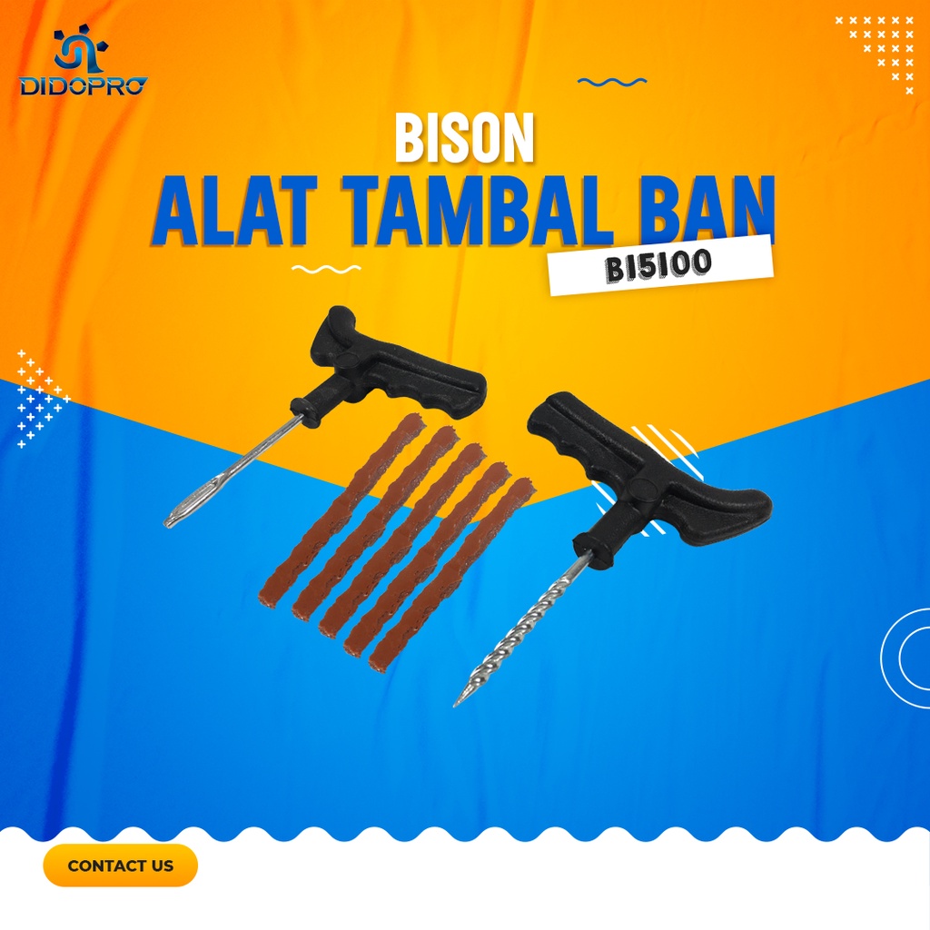 Tumble Tubless Alat Tambal Ban Tubles Set ORANGE