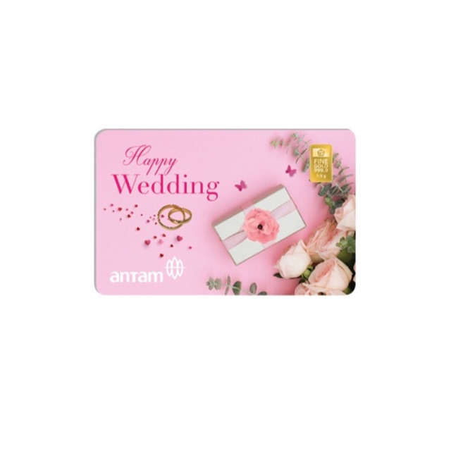 GIFT SERIES HAPPY WEDDING 0.5 Gr ANTAM