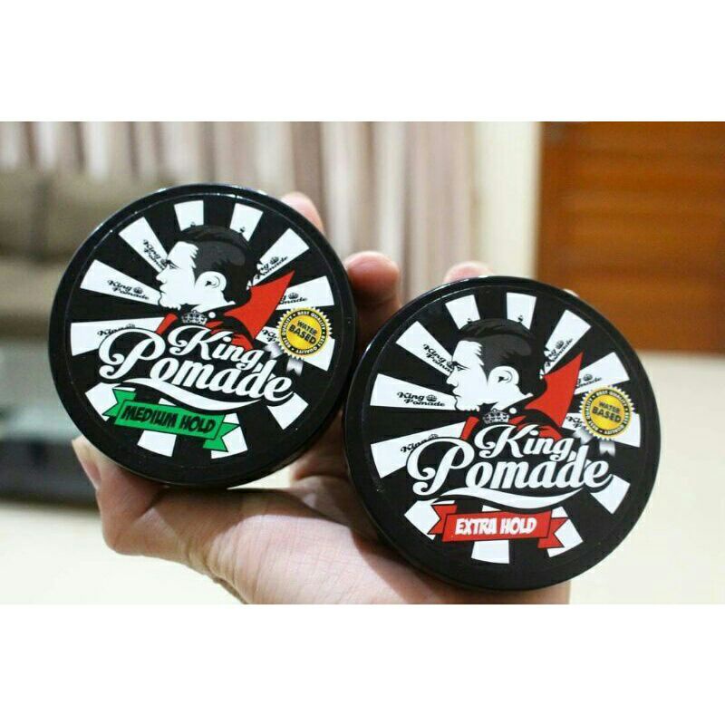 POMADE KING Waterbase ORIGINAL Sudah Bpom /UKURAN BESAR/ FREE SISIR SAKU