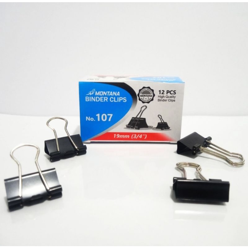 

Montana Binder Clip No. 107 per Box