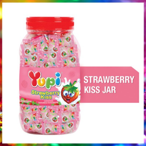 

YUPI PERMEN STRAWBERRY KISS JAR 300 GRAM