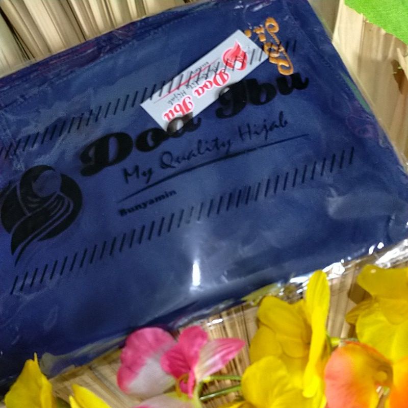 PASHMINA POLOS 2 METER ORIGINAL DOA IBU/HIJAB PASHMINA 200X75 ORI DOA IBU/ECER GROSIR COD/RESTOCK-Navy