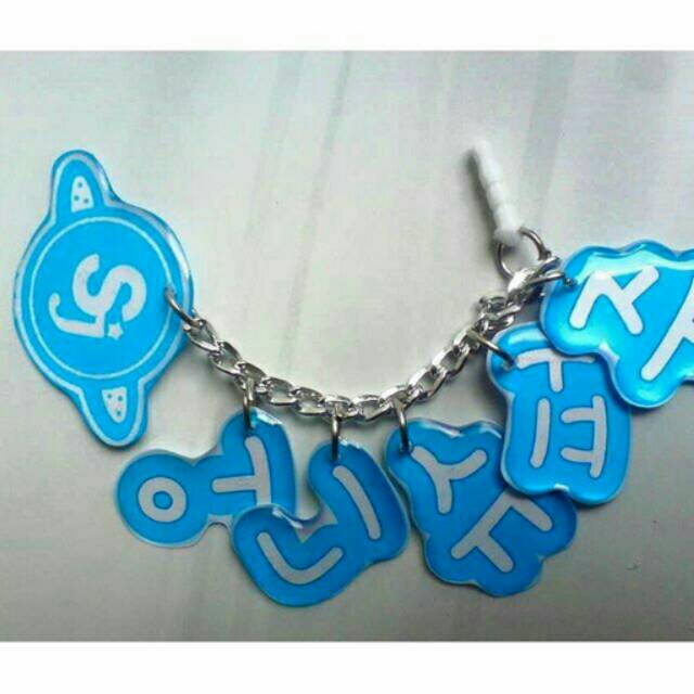 Gantungan Earplug rantai super junior kpop