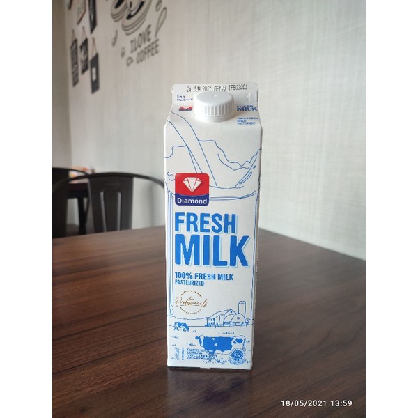 

Fresh Milk diamond Pasteurisasi 1 Liter