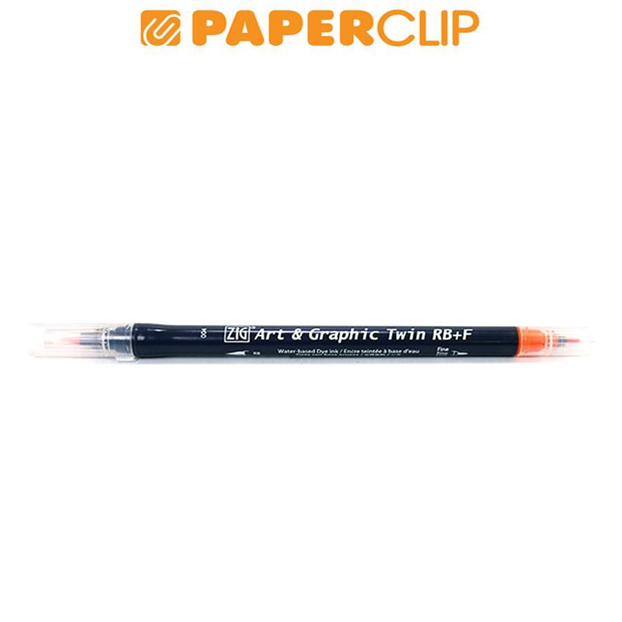 

PEN BRUSH ZIG KURETAKE ART & GRAPHIC TWIN TUT-95 004 ORANGE