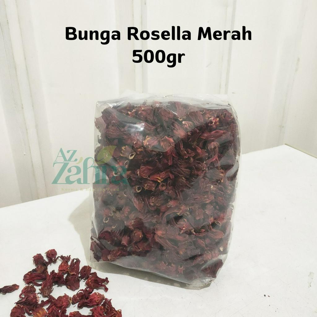 

Hibiscus Rosella Tea 500gr - Teh Bunga Rosella Merah Ungu - Daun Bunga Rosella - Teh Rosella Merah / Bunga Rosella Organik