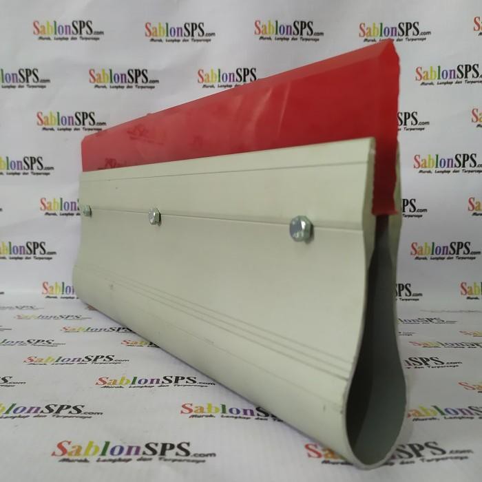 

Livro/ Gagang Rakel Besar Alumunium + Rakel Merah Lancip P. 25Cm 7Mmx50Mm