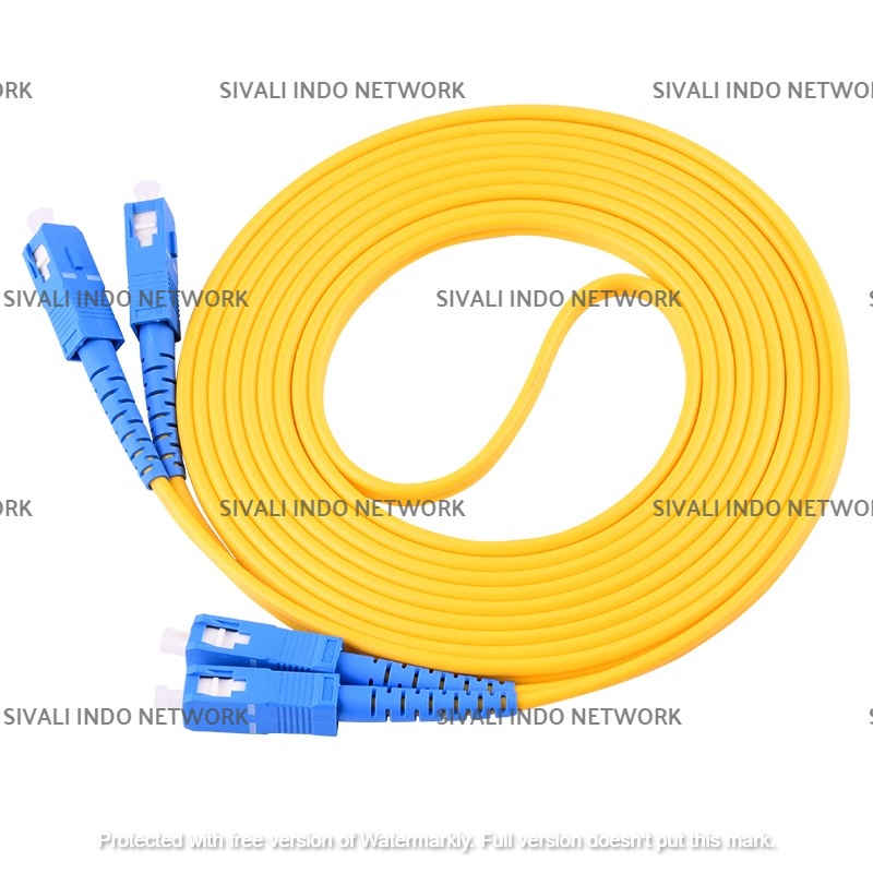 1 METER PATCHCORD FIBER  OPTIK SC UPC SC UPC SM DP 2.0mm DUPLEX LSZH