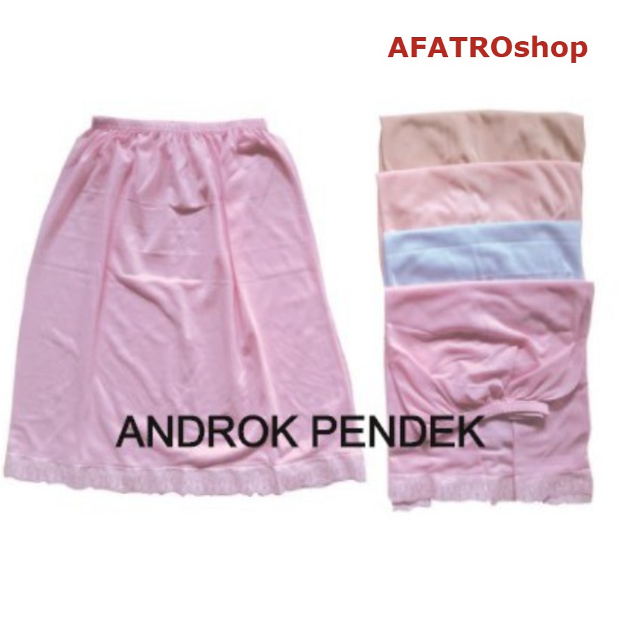 ANDROK ROK DALAM DALAMAN PENDEK WANITA Xl 3L 4L super jumbo