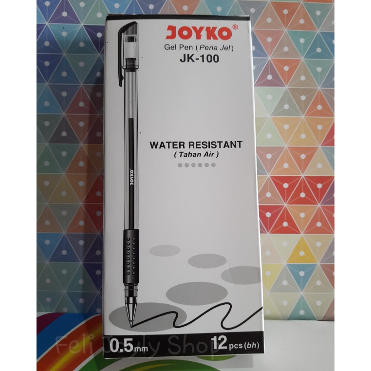 

Ready Stok PULPEN GEL JOYKO JK100 0 5 mm PEN PENA JEL BOLPEN KANTOR ATK MURAH Hitam Limited