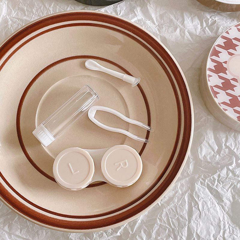 RAISA ROUND SOFTLENS CASE / PREMIUM TEMPAT SOFTLENS KARAKTER BERUANG ESTETIK / TEMPAT PENYIMPANAN KOTAK LENSA UNIK / WADAH BULAT SOFLEN MURAH / AESTHETIC SOFTLENS CASE BOX