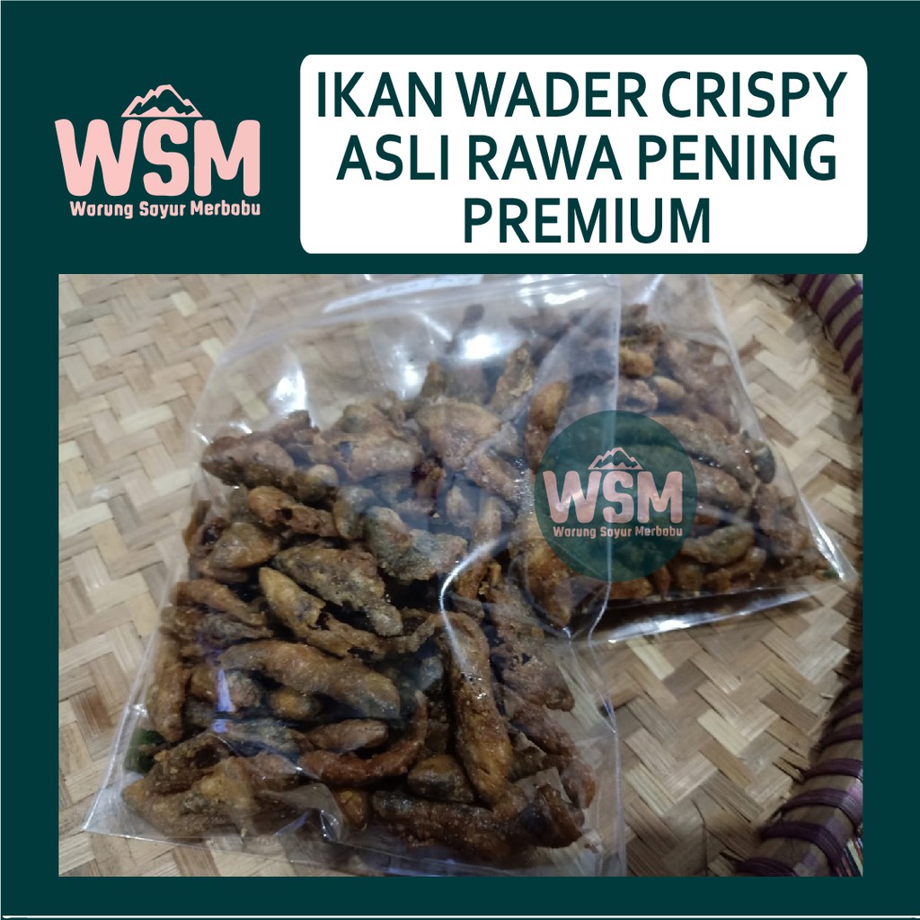 

KERIPIK IKAN WADER CRISPY ASLI RAWA PENING JENIS PREMIUM | 500 GRAM