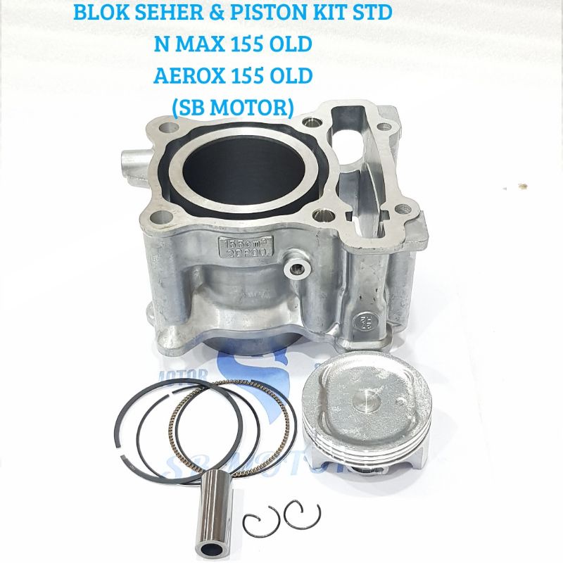 BLOK SEHER + PISTON KIT SET YAMAHA NMAX 155 AEROX 155