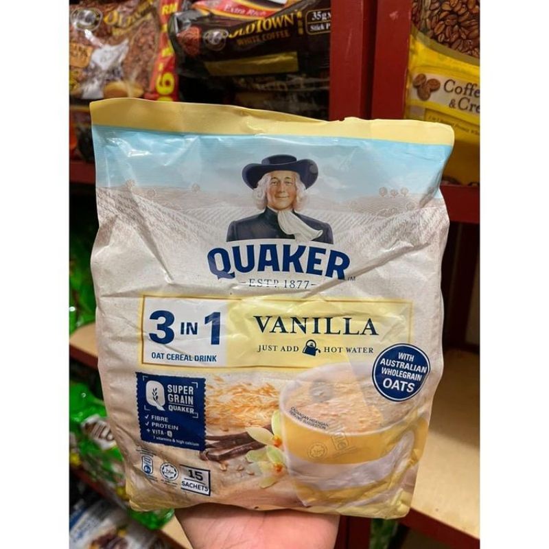 

Quaker Sachet Vanila Malaysia exp 08/06/2022